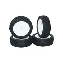 RC 1/10 Buggy Reifen Machen RC Mehr Praktische 4Pcs RC Off-Road Gummi Reifen & Rad für 12mm Hex für HSP 1:10 Buggy Modell Auto Reifen(China)