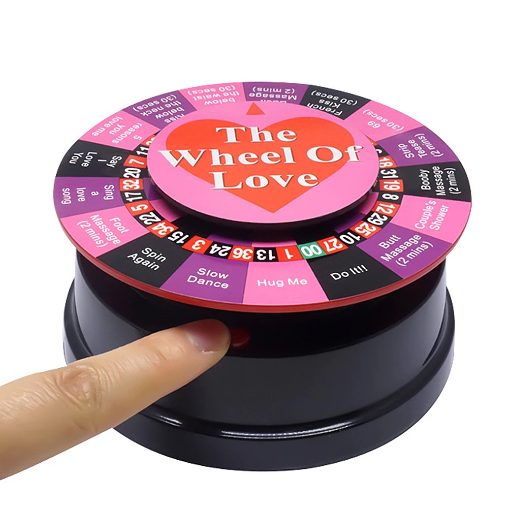 Get the Wheel of Love game FREE of charge when you get our special