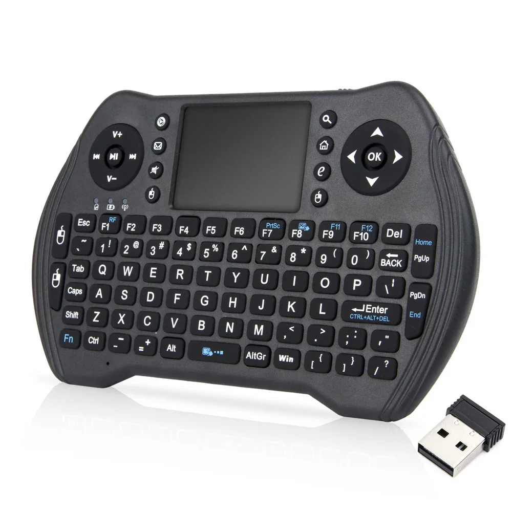 Kebidumei русская английская 3 цвета с подсветкой 2,4 ГГц Беспроводная клавиатура MT10 сенсорная панель для Android tv BOX Air mouse