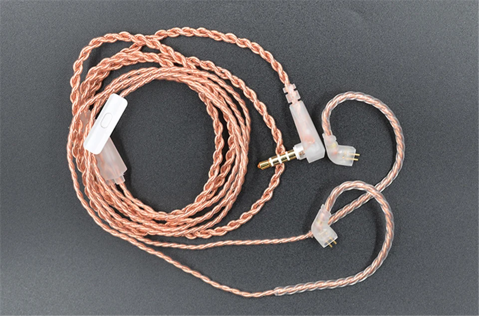 KZ_ZSN_Cable_Oxygen_Free_Copper_C_Style_Pink_Gold_Headphone_Original_Wire_for_KZ_ZSN_ZSN Pro_ZST Pro_ZS10_AS10 (12)