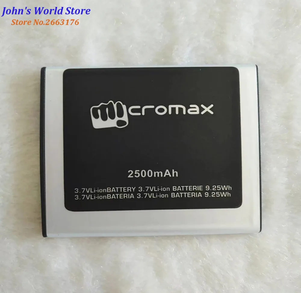 Высокое качество оригинальный для Micromax A114R мобильный телефон литиевая батарея 2500
