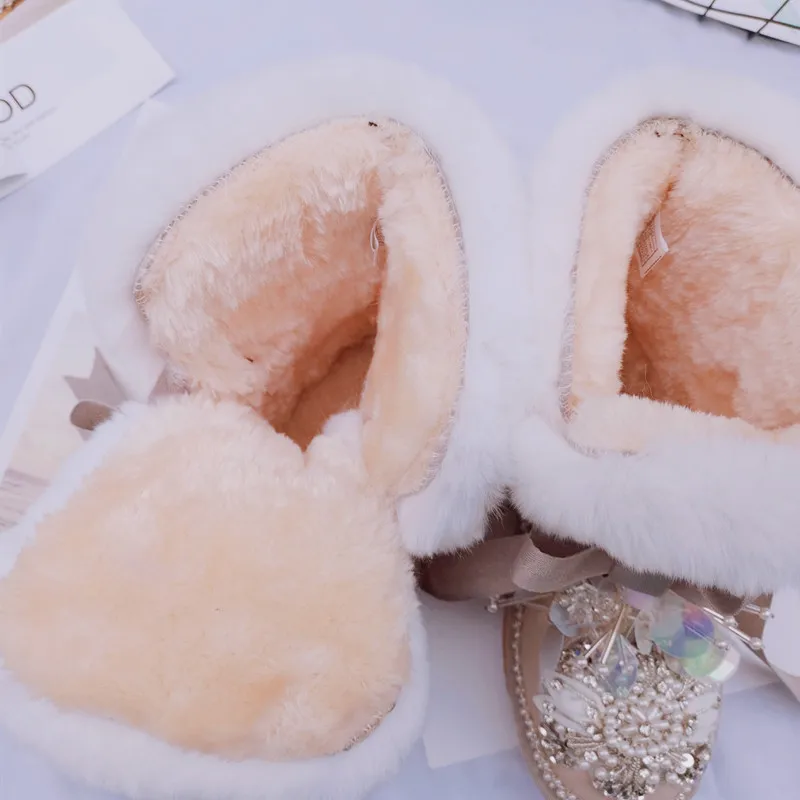 Free Shipping! Genuine Cowhide Leather Snow Boots Australia Style Classic Women Boots Women Shoes Warm Winter Boots