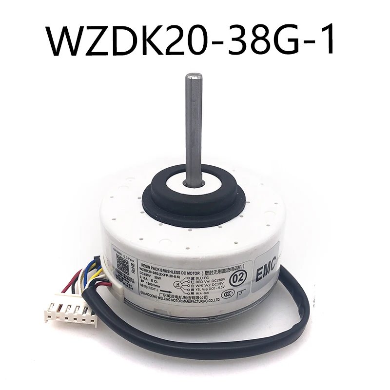 100% новый для мотора кондиционера WZDK20-38G-1 WZDK20-38G мотор вентилятора хорошая работа |