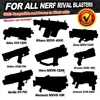 25 шт Nerf RivaCompatible пополнения Rival вытачки игрушечный пистолет пули для Rival Nerf игрушечный пистолет мяч Dart для Nerf соперника apollo Zeus пистолет ► Фото 2/6