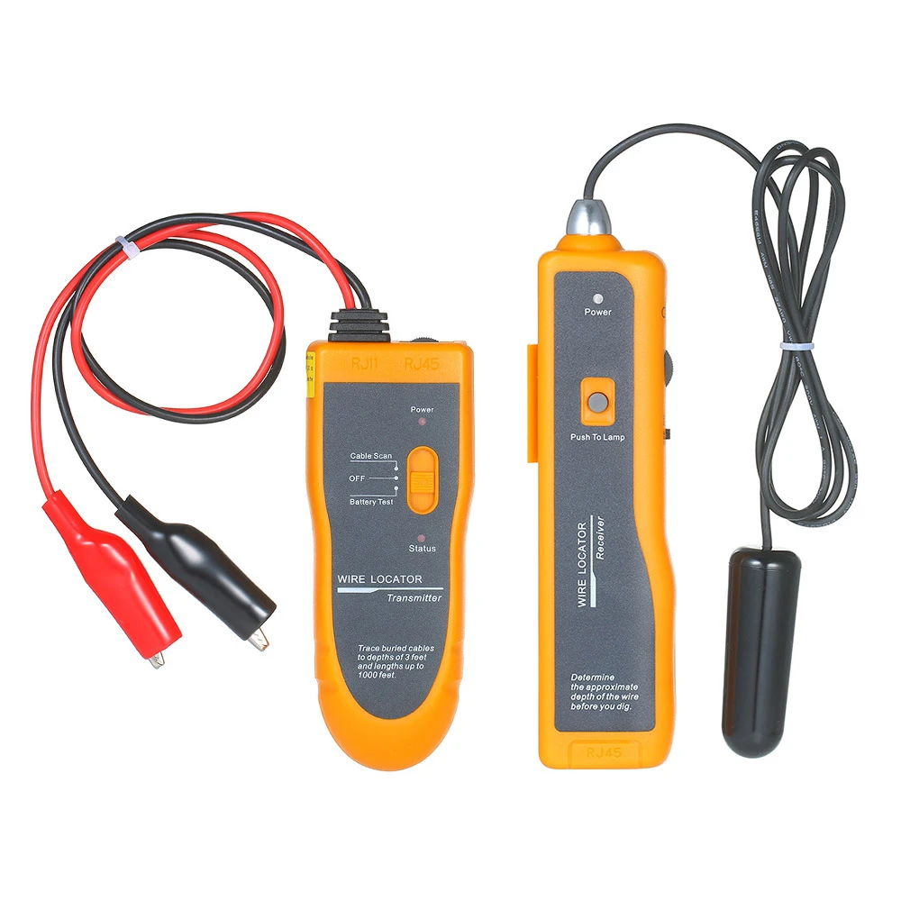 Underground Wire Locator NF-816 Tester Underground Cable Detection Instrument Concealed Wiring Line Finder with 3.5mm earphones