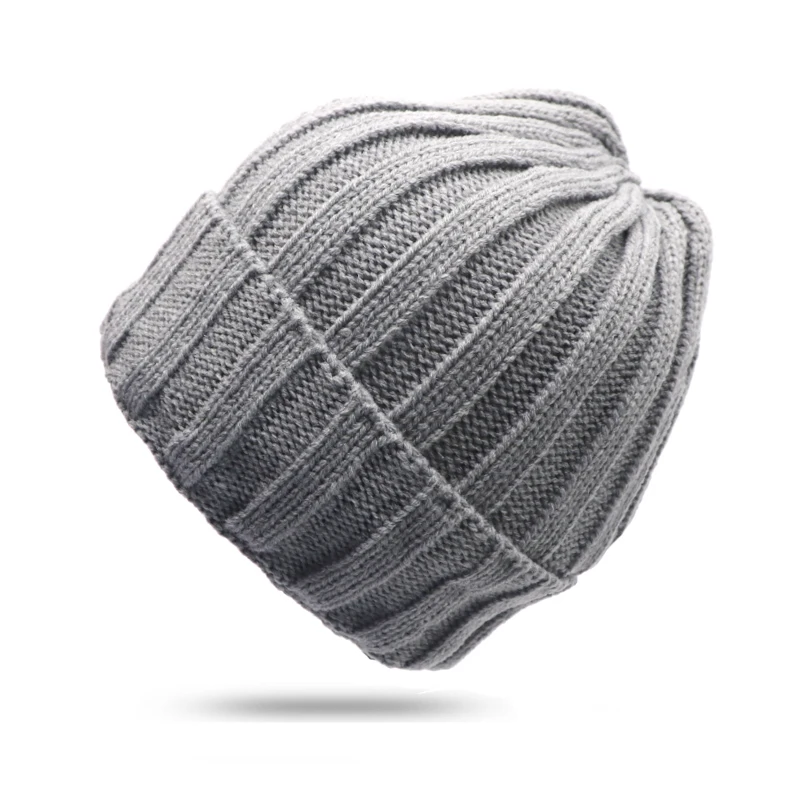 style 19 Модные вязаные шапки s Осень Зима Skullies Beanies, шапки для влюбленных, для женщин и мужчин, сохраняющие тепло, эластичные шапки 9 стилей, повседневные Шапки - Цвет: style 19