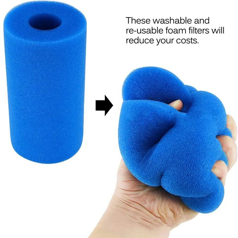 Swimming Pool Filter - Filter Cartridge Sponge for Intex Type H Filter Reusable Replacement Cartridge for Swimming Pool 4 Swimming Pool Filter - Filter Cartridge Sponge for Intex Type H Filter Reusable Replacement Cartridge for Swimming Pool 4