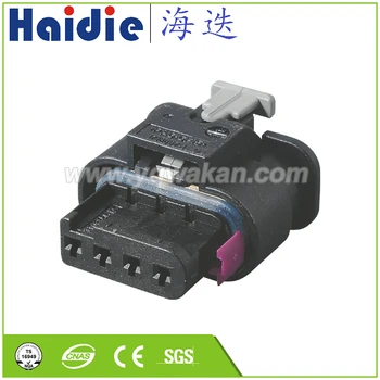 

Free shipping 5sets 4pin Auto Electri waterproof plug Golf magotan intake pressure sensor plug connector 1-1718645-1 4H0 973