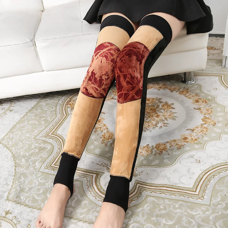

Lengthen Kneecap Old Cold Legs Warm Men's Women's Winter Brushed And Thick Knee Joints Windproof Cold Leg Foot Sock
