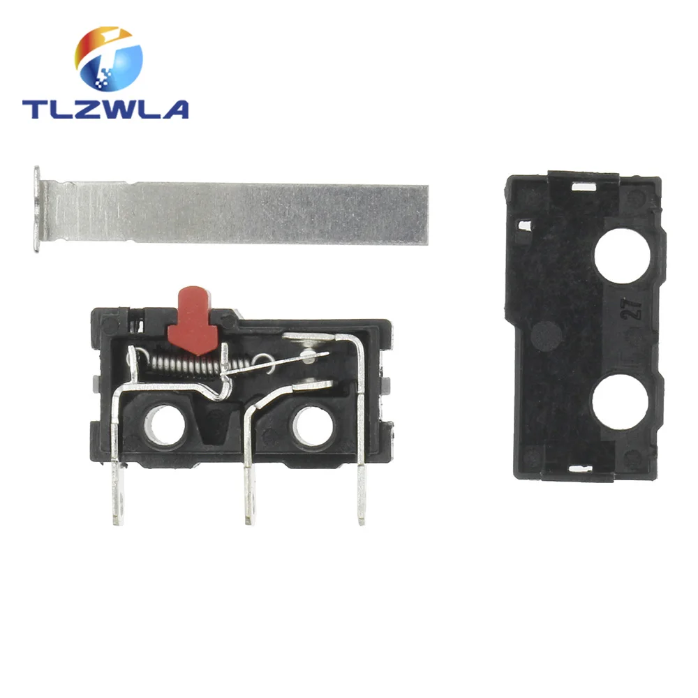 Micro Switch Copper Contact 5A 125/250V Mini Limit Switch No Nc 2/3Pin Roller Arc Rod Quick Button Switch