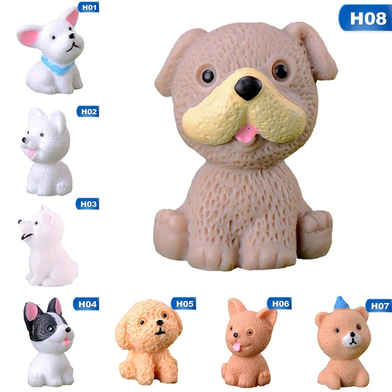 1 шт. мини фигурки собак модель домашних животных кукла искусственная игрушка