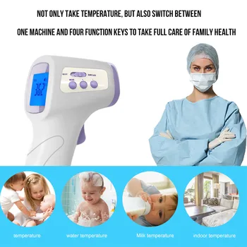 

Baby Adult Forehead Termometro Infrarojo Digital Body Temporal Thermometer термометр цифровой @40