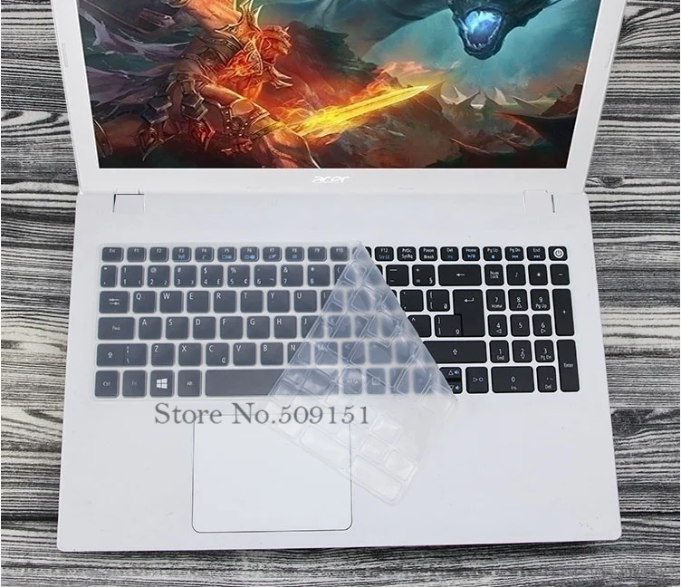 15,6 дюйма клавиатура силиконовая клавиатура защитная крышка для acer Aspire e15 E5-573G 532 522 V3-574 F5-572G VN7-592G T5000 TMP258 - Цвет: Clear