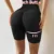 Slim Fit High Waist Yoga Shorts Hip Push Up Women Gym Plain Soft Nylon Fitness Running Shorts Tummy Control Workout Gym Shorts