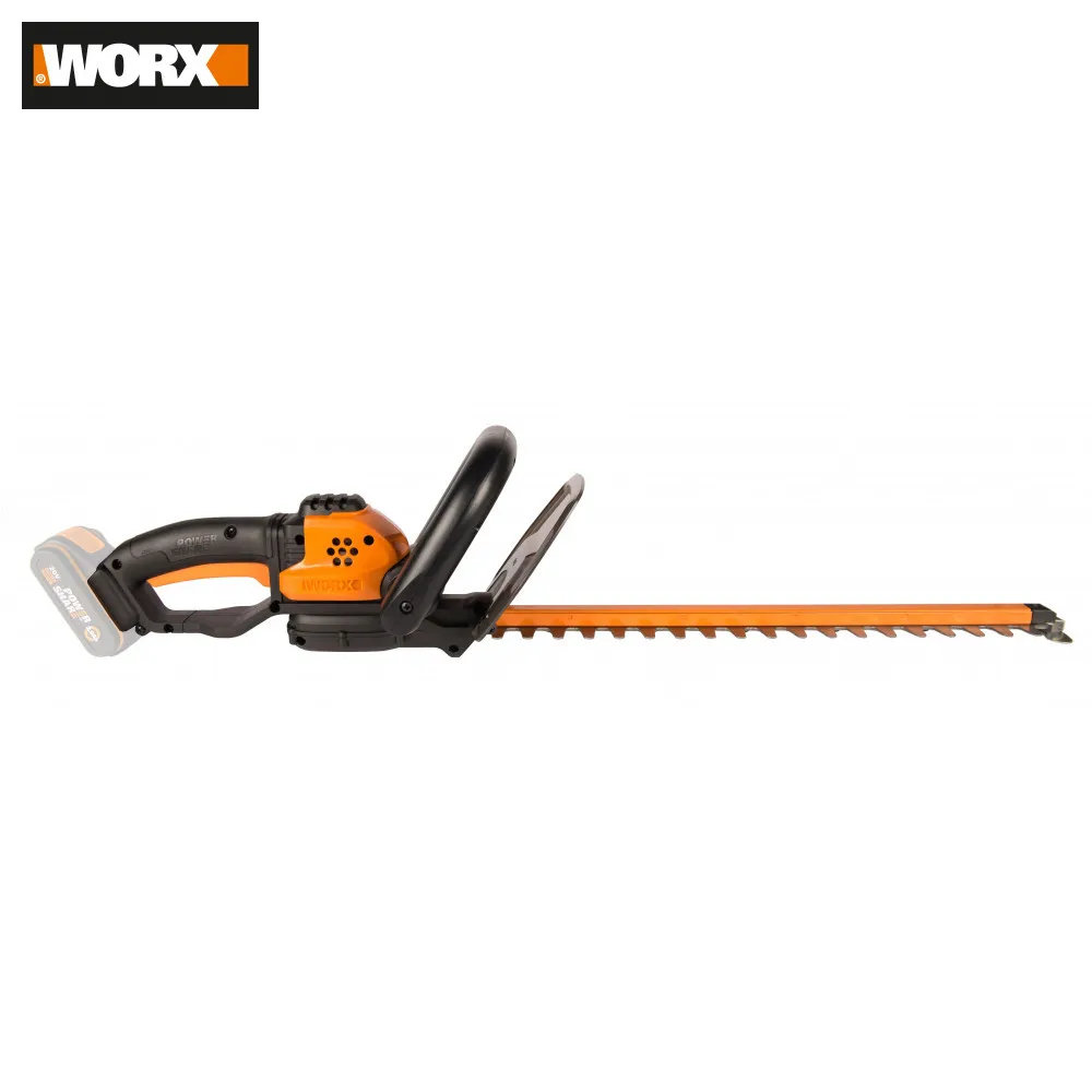 Кусторез аккумуляторный WORX WG261E.9 без АКБ и ЗУ 20В 44 см|Триммер для живой изгороди| |