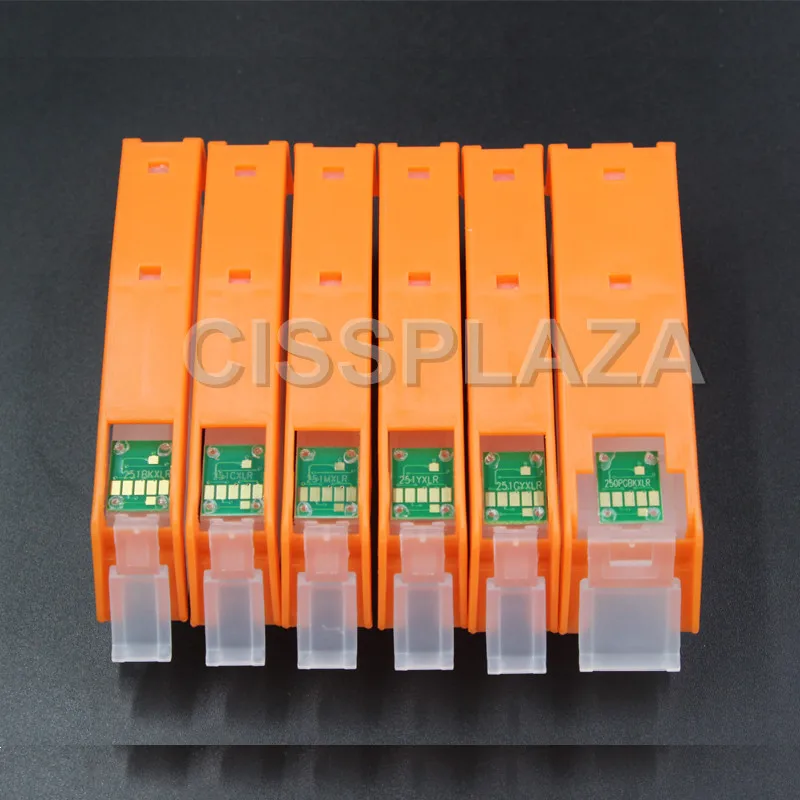 Cissplaza 6 pcs bci370 bci271 370xl gy  ũ īƮ canon pixus mg7730 mg6930 ts9030 ts8030  ȣȯ