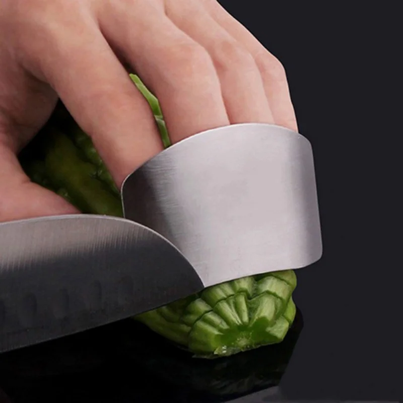 Бытовая нержавеющая сталь палец крышка анти-порезы защиты палец инструмент кухонный гаджет наборы
