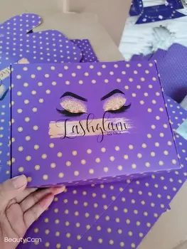 

500pcs custom Paper Box print logo and design gift Box Packaging Party Favor Box Brown Kraft Cardboard Box Carton