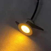 20 шт./лот, Ac110v, 1 Вт, 3 Вт, дизайн, точечный регулируемый светодиодный светильник, сохраняющий место, домашний потолочный светильник, мини Встраиваемая лампа