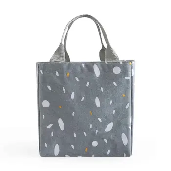 

Students Insulated Cooler Travel Outdoor Picnic Drawstring Lunch Bag Adults Portable Bento Box Food Storage Working Tote Printed