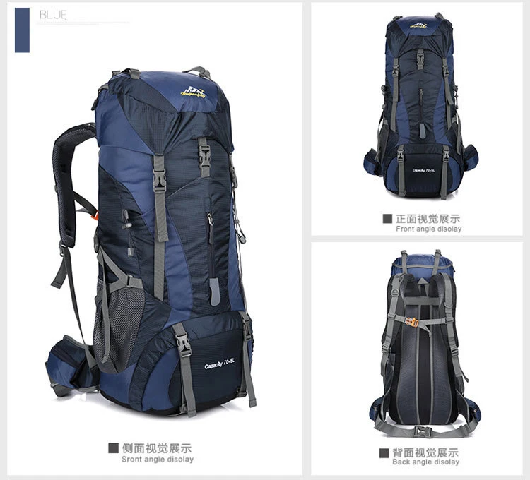 

Professional Outdoor Mountaineering Backpack Travel Big Capacity Hiking Shoulder Bag