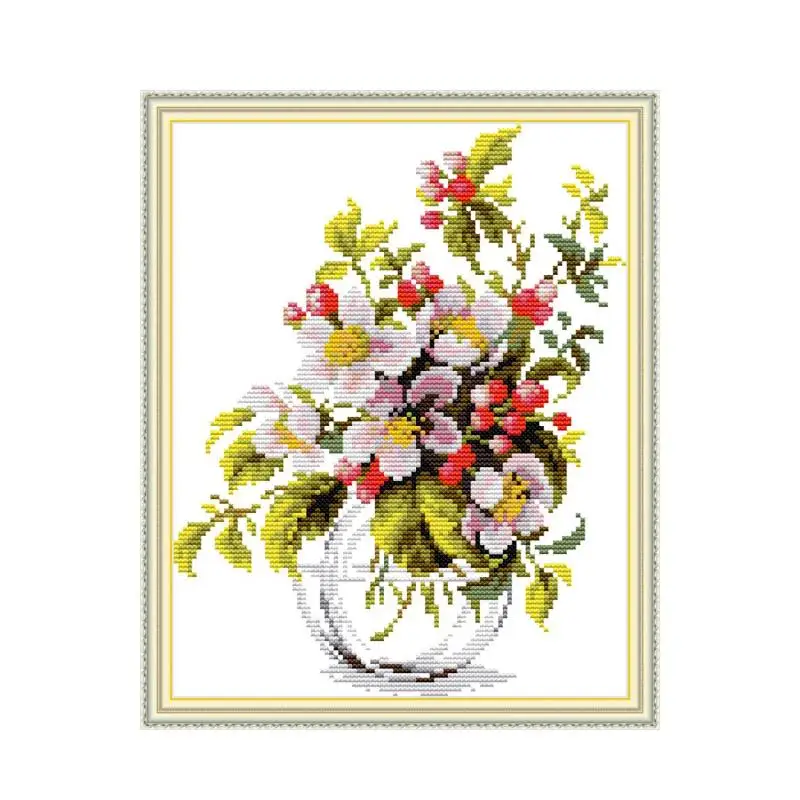Blooming Apple Blossoms Cross Stitch Kit