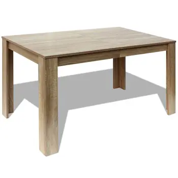 

vidaXL Dining Table 140x80x75 cm Oak