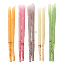 10pcs orelha cera limpador remoção indiano coning fragrância velas de orelha cuidados com a orelha saudável cor aleatória