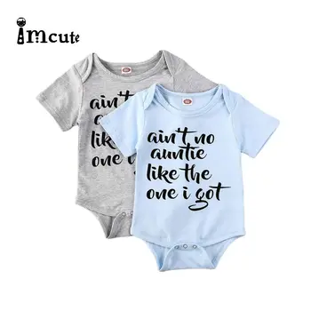 

2pcs/Lot Newborn Baby Bodysuit Summer Clothes Boys Jumpsuit Short Sleeve Cotton Clothes Infant Outfits 0-24M for Kids Gifts