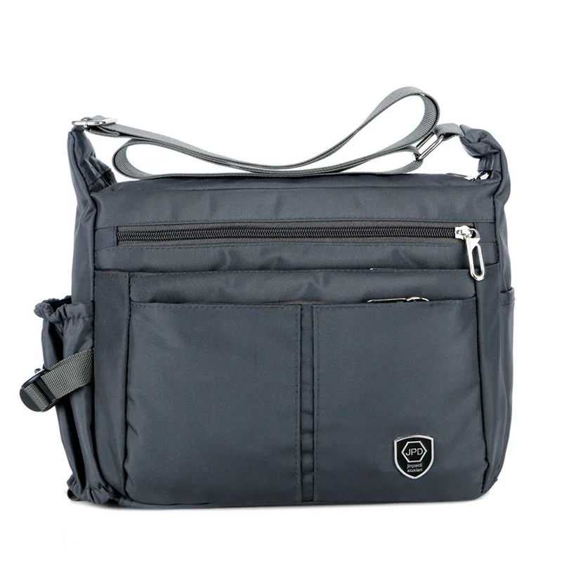 

2019 Korean-style Men Waterproof Nylon Shoulder Bag Business Casual Shoulder Bag Multi-functional Outdoor Bag Cross