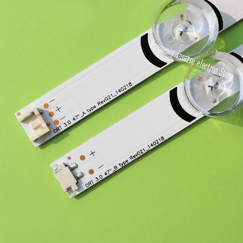 Bandes De Rétroéclairage LED Pour TV LG 47 Pouces - Compatible Modèles 47LB5800, 47LB6300, Etc. | 8 Bandes (4A+4B), 9 LEDs Par Bande, 980mm