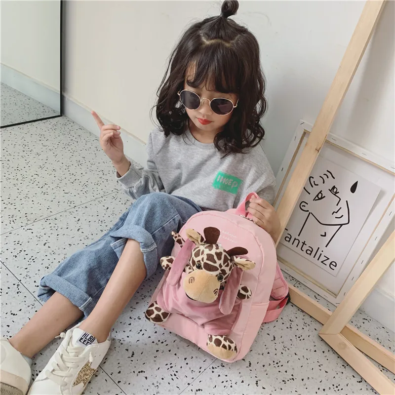 

Children 2019 Winter New Style Backpack 3D Cartoon Animal Kindergarten Cute Men And Women Baby Small Bookbag