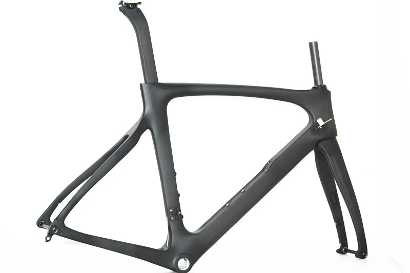 

Carbon Bike Frame F12 1K Road Bicycle Carbon Fiber Frameset Rim Disc Brake Glossy Matte 2019 More Color with handlebar XDB SHIP