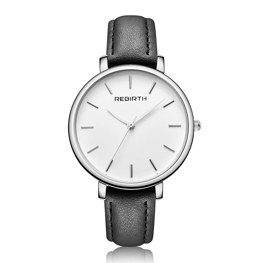 women watch leather Fashion Watch Women Casual Leather Quartz Watch Dress Woman Round Wrist Watch Women Blue Band Watch Relogio Feminino Reloj Mujer - Цвет: women watch leather