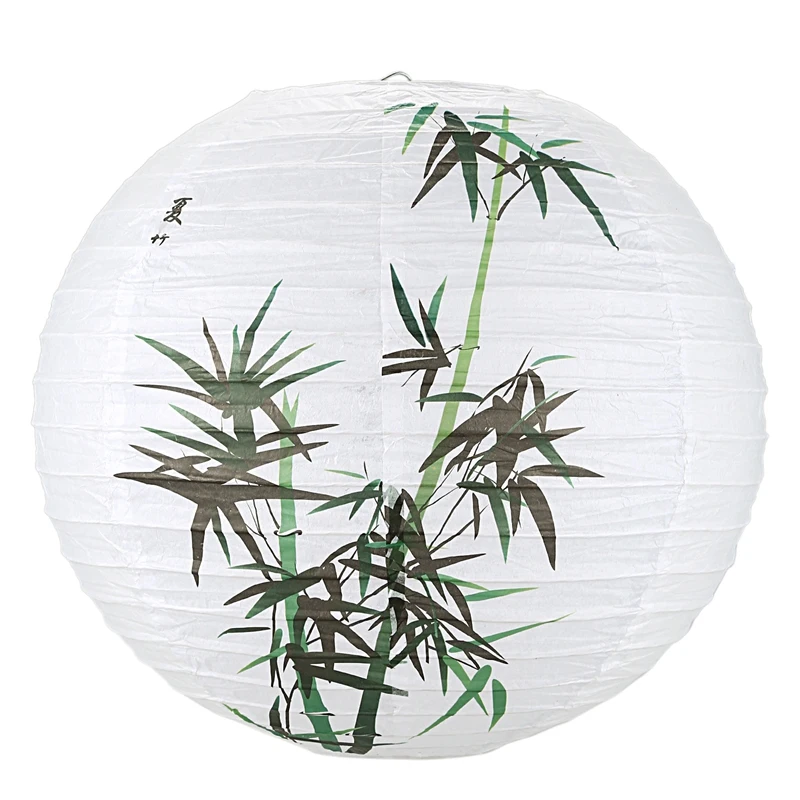 Promotion! 35cm Lamp Shade Paper Lantern Oriental Style Light Decoration Bamboo | Лампы и освещение