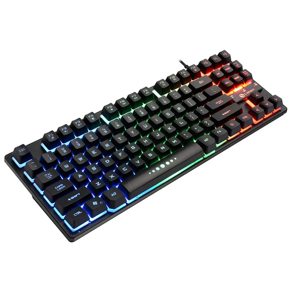 Игровая механическая клавиатура SK87 Проводная для игрового ПК с RGB-подсветкой