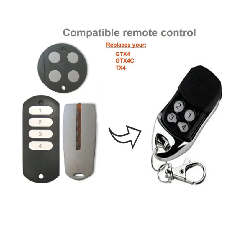 

Top Qualifty ! 1pcs Compatible Remote Control /Hand Transmitter for MHouse GTX4, GTX4C,TX4 Free shipping