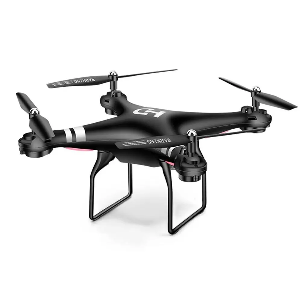black without camera SH5 WiFi FPV Квадрокоптер с широким углом обзора 0.3MP/2mp/5mp HD камера One-touch посадка/взлет передача RC вертолет - Цвет: black without camera