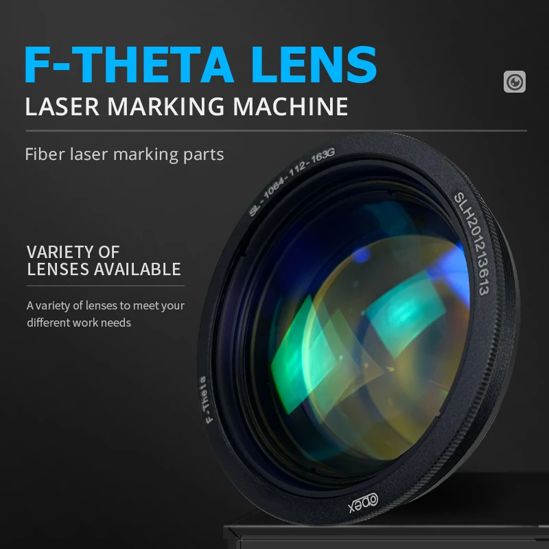 

F-theta объектив для лазерной маркировочной машины YAG, оптический сканер, поле объектива 70 × 70-300 × 300 мм, длина волны нм, детали для гравировального станка