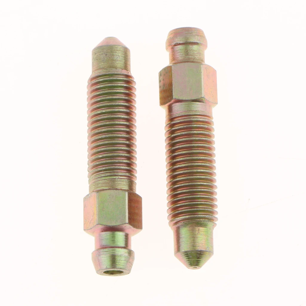 10 Pieces M8*1mm Motorcycle Car Brake Bleeder Nipple Caliper Bleed Screws