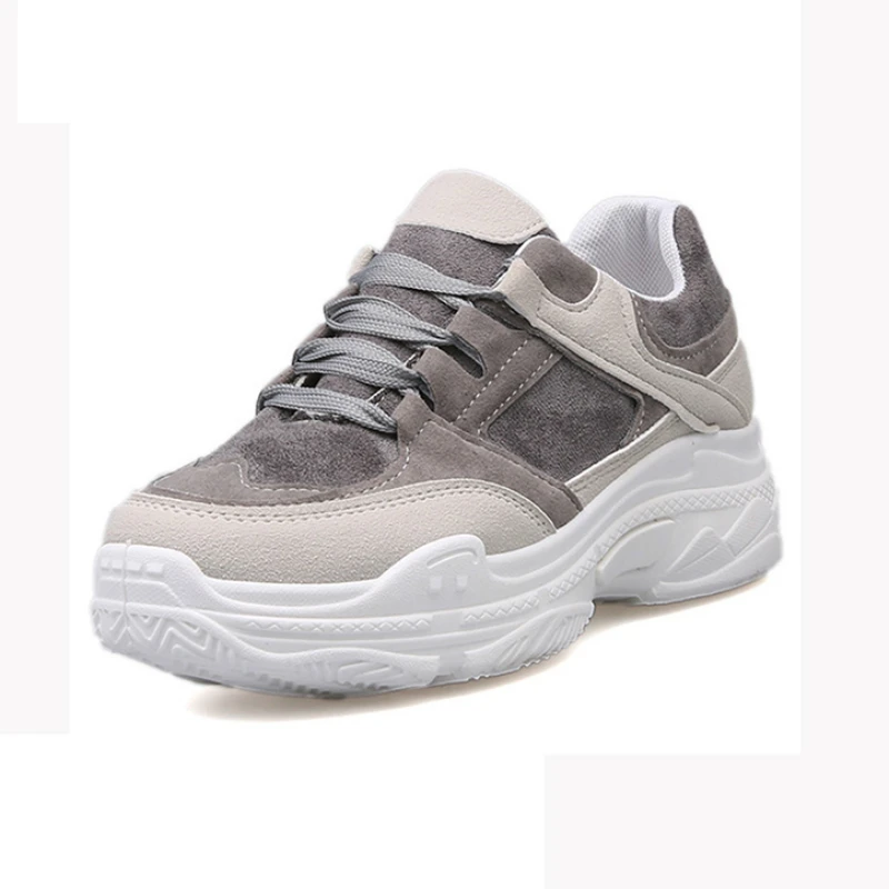 

New Fashion lady 2020 autumn Breathable Sneakers Shoes Women Flats Platform running Shoes AA-33