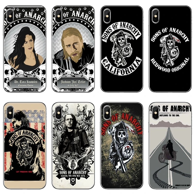 

American TV Sons of Anarchy For Samsung galaxy A10 A30 A40 A50 A60 A70 xiaomi mi 9 redmi note 7 for huawei p30 lite pro case