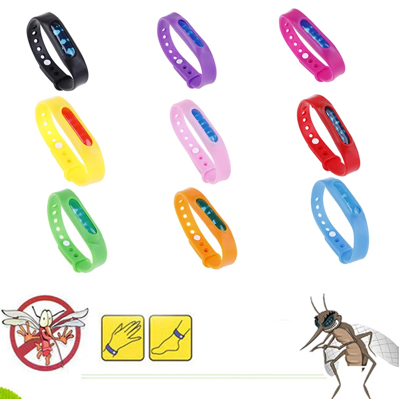 

5pcs Mosquito Killer Silicone Wristband Summer Mosquito Repellent Bracelet Anti Mosquito Band Children Insect Killer