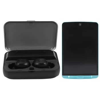 

1 Set Wireless Earbuds Bluetooth 5.0 Earphones Tws Gaming Headset & 1 Set LCD Writing Tablet Ie Tablet Board