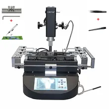 HT-R490 инфракрасная и Горячая воздушная паяльная станция BGA, три температуры нагрева паяльная станция с инструментами bga