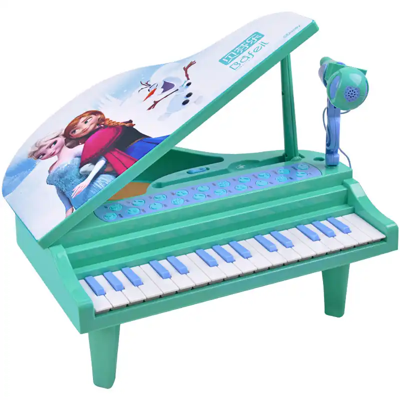 オリジナルディズニー冷凍2本アイシャミニピアノ32キー子供の音楽のおもちゃ少年少女のマイク楽器 おもちゃの楽器 Aliexpress