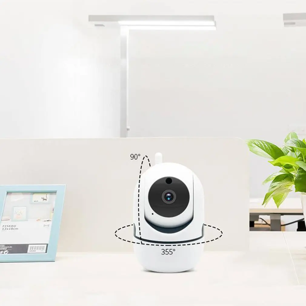 

Household Wireless Wifi Security Camera 355 Degree Network Surveillance Camera 1080P With Motion Detection Night Vision