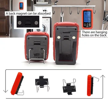 

Wireless Meat Thermometer Digital LCD Display Kitchen Barbecue Probe BBQ Thermometer Dual Channel Digital Tools Display