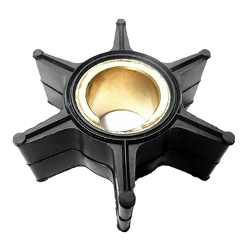 

Water Pump Impeller Replaces for Johnson Evinrude 20/25/30/35HP 2 Stroke Outboard Motor - Black, 1 Piece
