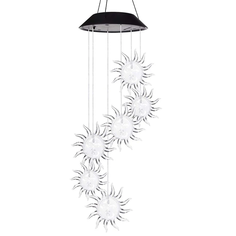 

Wind Chime,Solar Lights Chimes Outdoor wind Chime Outdoor Yard Decorations Solar Light Mobile,Memorial Wind Chimes